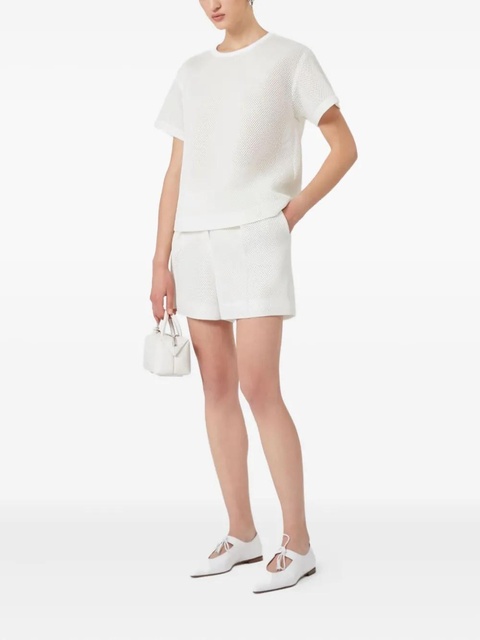 Max Mara mesh short-sleeved top - White - zdjęcie produktu nr 1