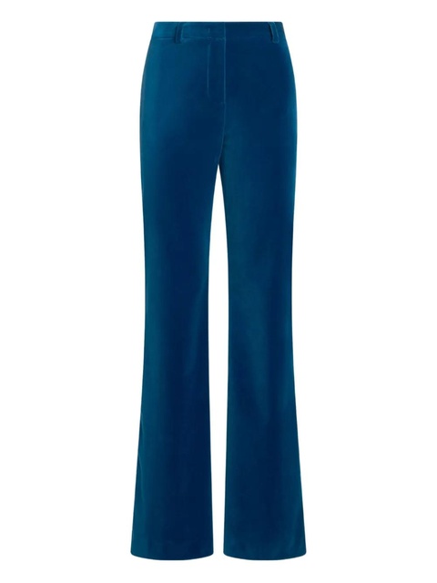 ETRO velvet flared trousers - Blue - zdjęcie produktu nr 1
