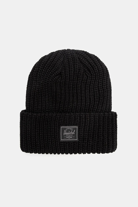 Herschel czapka Douglas kolor czarny 50635-00001-OS - zdjęcie produktu nr 1