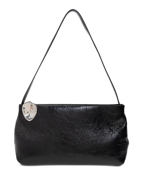 Jil Sander small embellish-plaque shoulder bag - Black - zdjęcie produktu nr 1