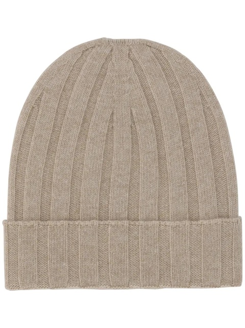 Dolce & Gabbana ribbed beanie hat - Neutrals - zdjęcie produktu nr 1