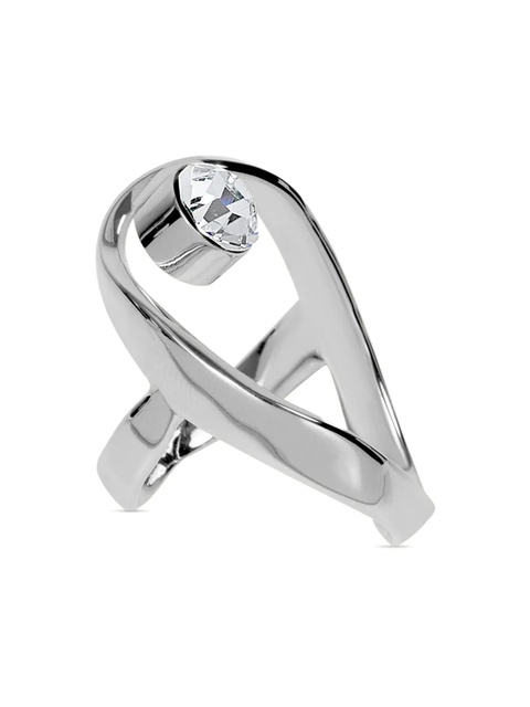 DRIES VAN NOTEN waved jewel ring - Silver - zdjęcie produktu nr 1