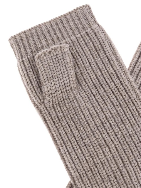 ISABEL MARANT ribbed fingerless gloves - Neutrals - zdjęcie produktu nr 2