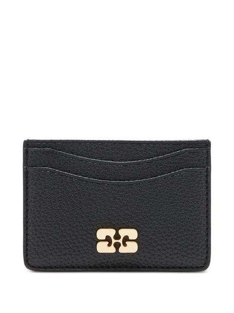 GANNI Bou logo card holder - Black - zdjęcie produktu nr 1
