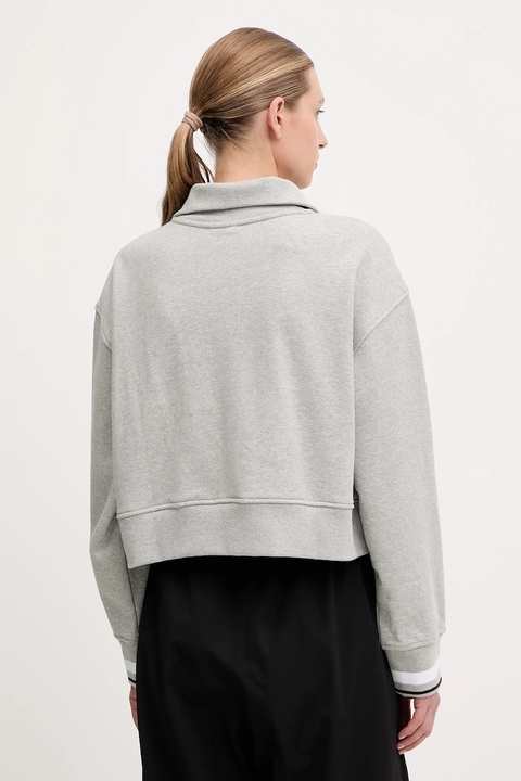 Calvin Klein Performance bluza damska kolor szary gładka LVGWF5W310 - zdjęcie produktu nr 2