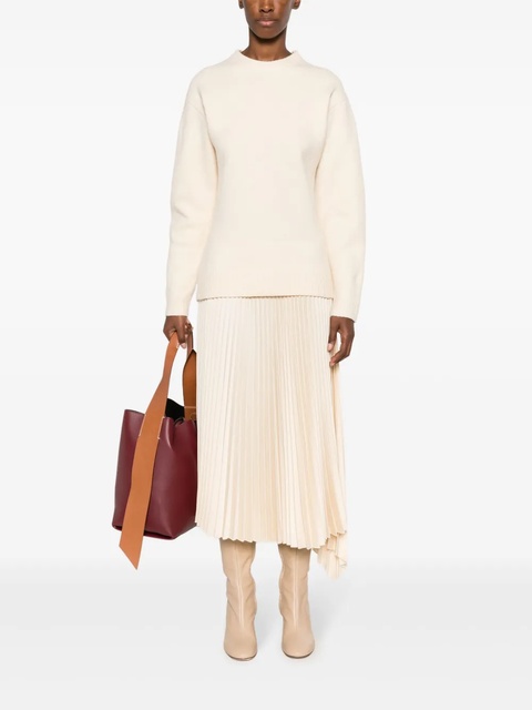 Jil Sander crew-neck wool jumper - Neutrals - zdjęcie produktu nr 2