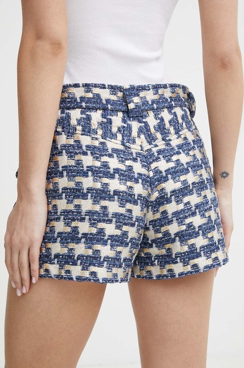 IRO szorty z domieszką wełny wzorzyste medium waist - zdjęcie produktu nr 2