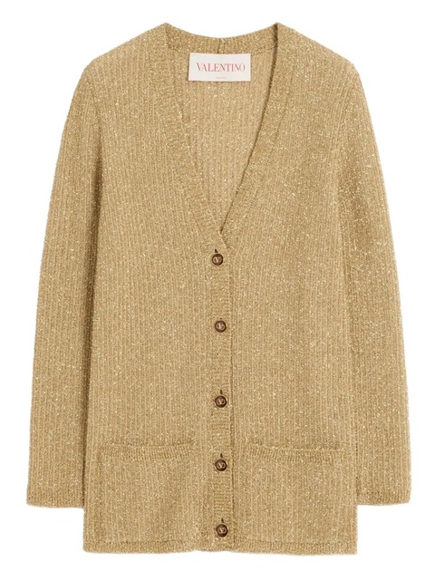 Valentino Garavani buttoned cardigan - Gold - zdjęcie produktu nr 1