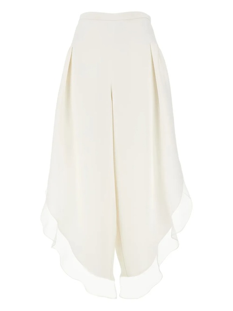 Valentino Garavani silk trousers - Neutrals - zdjęcie produktu nr 1