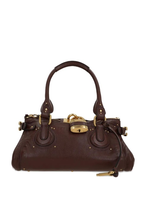 Chloé Paddington padlock studded tote bag - Brown - zdjęcie produktu nr 1