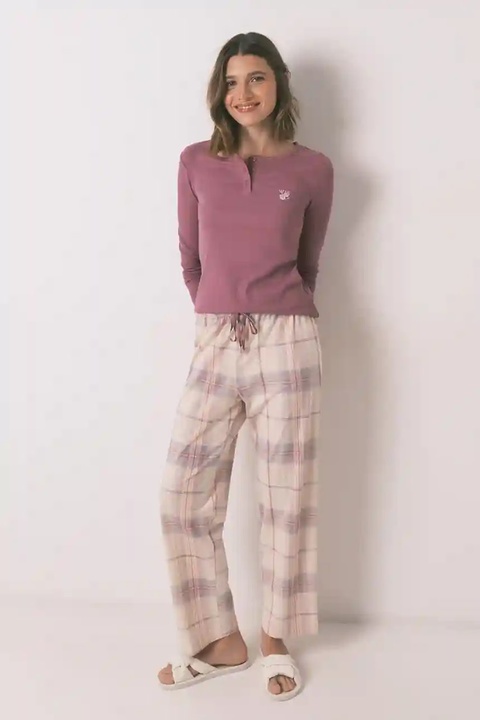 women'secret piżama damska kolor fioletowy 3592417 - zdjęcie produktu nr 1