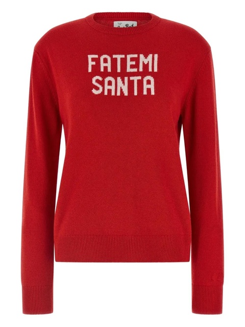 MC2 Saint Barth jacquard new queen sweater - Red - zdjęcie produktu nr 1