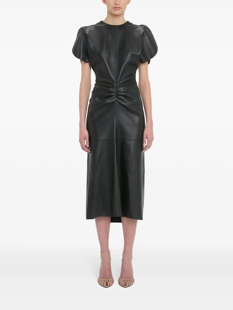 Victoria Beckham gathered midi dress - Black - zdjęcie produktu nr 2