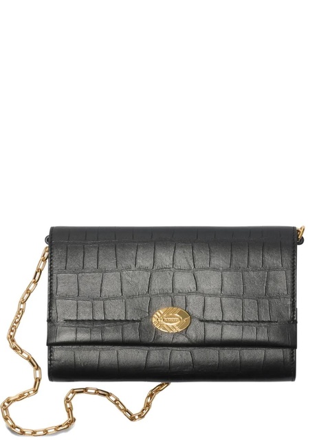 Burberry Cotswolds crocodile-effect chain-strap clutch bag - Black - zdjęcie produktu nr 1
