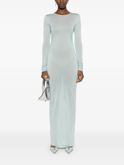 Blumarine sheer maxi dress - Blue - zdjęcie produktu nr 2