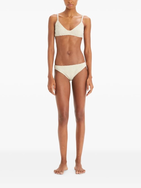 Tory Burch Terry bikini top - Neutrals - zdjęcie produktu nr 1