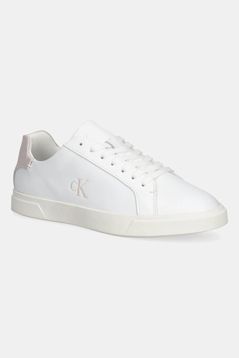 Calvin Klein sneakersy LOW PRO CUP LACEUP LTH MOIRE kolor beżowy HW0HW02845 - zdjęcie produktu nr 1