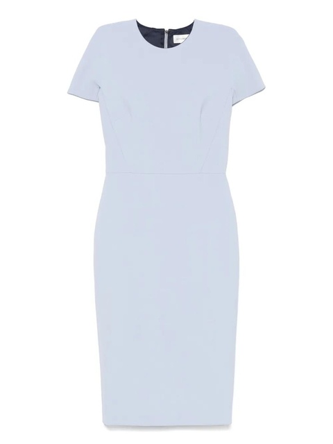 Victoria Beckham crew-neck midi dress - Blue - zdjęcie produktu nr 1