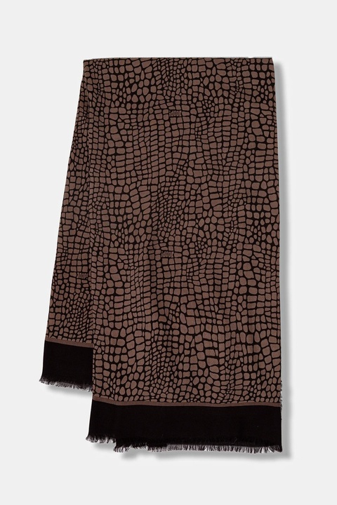 Joop! chusta damska kolor brązowy wzorzysta 30048376 - zdjęcie produktu nr 2