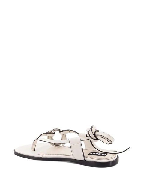 ALOHAS leather flat sandals - Neutrals - zdjęcie produktu nr 2