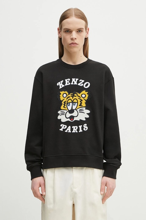 Kenzo bluza bawełniana x Verdy kolor czarny z aplikacją FF58SW2394MF.99J - zdjęcie produktu nr 1