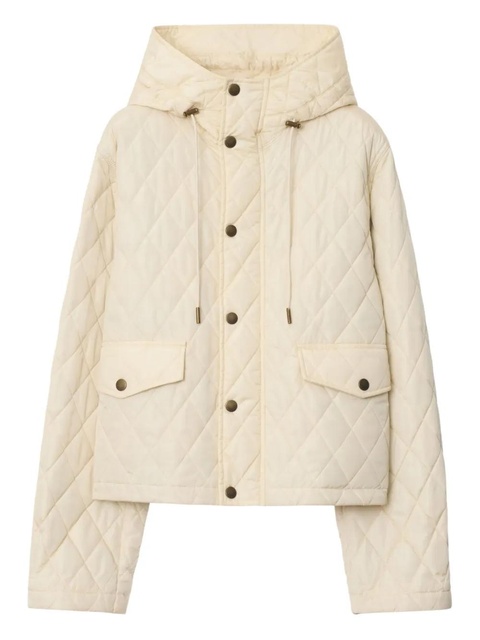 Burberry cropped quilted jacket - Neutrals - zdjęcie produktu nr 1