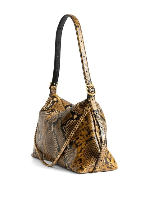 Zadig&Voltaire Jim Wild python-effect shoulder bag - Brown - zdjęcie produktu nr 2