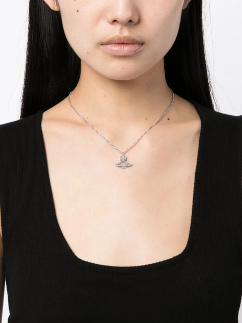Vivienne Westwood Orb-pendant chain necklace - Silver - zdjęcie produktu nr 2