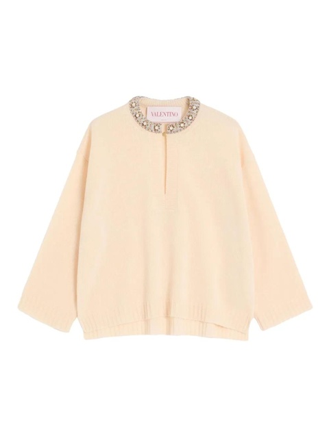 Valentino Garavani embroidered sweater - Neutrals - zdjęcie produktu nr 1