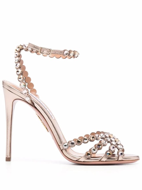 Aquazzura Tequila 105 sandals - Gold - zdjęcie produktu nr 1