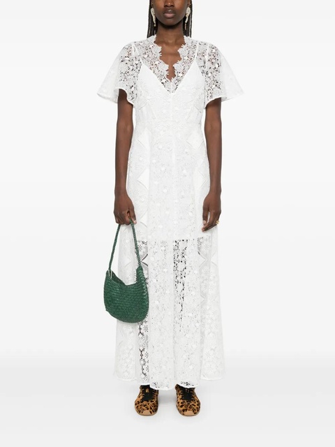 Maje floral-lace maxi dress - White - zdjęcie produktu nr 2