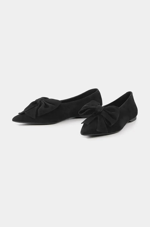Vagabond Shoemakers baleriny zamszowe HERMINE kolor czarny 5933-240-20 - zdjęcie produktu nr 2