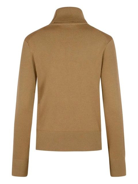 AMIRI embroidered turtleneck sweater - Brown - zdjęcie produktu nr 2