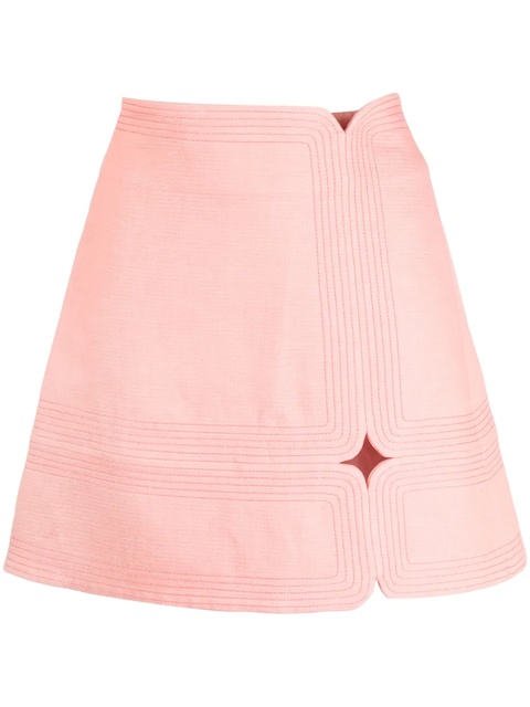 Acler Briar cut-out mini skirt - Pink - zdjęcie produktu nr 1