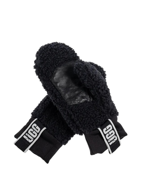UGG logo-detail mittens - Black - zdjęcie produktu nr 2