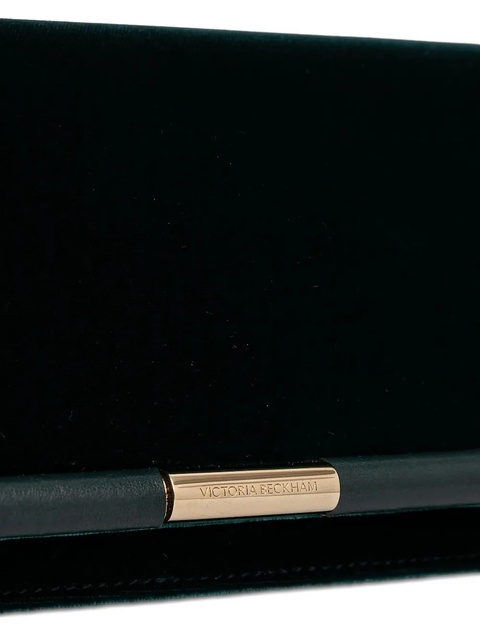 Victoria Beckham velvet clutch bag - Green - zdjęcie produktu nr 2