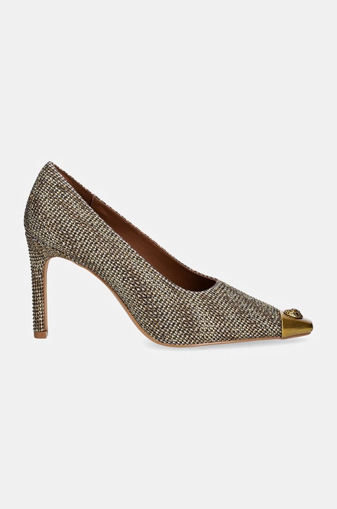 Kurt Geiger London szpilki Regent Court kolor beżowy 3448449609 - zdjęcie produktu nr 1