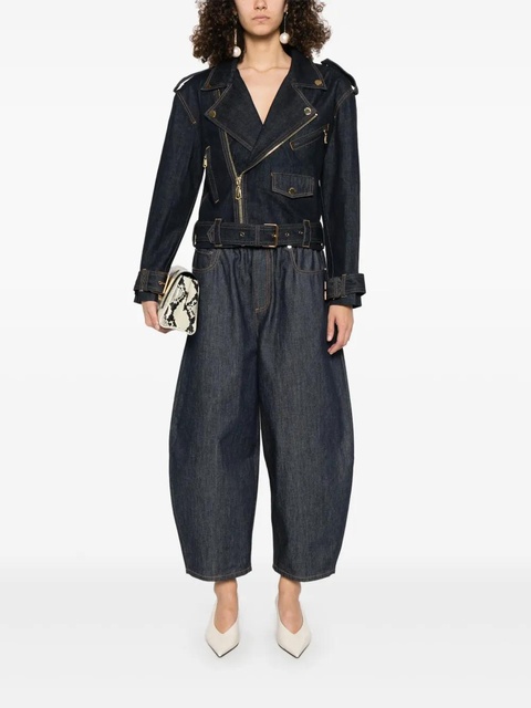 ZIMMERMANN Crush biker jacket - Blue - zdjęcie produktu nr 2