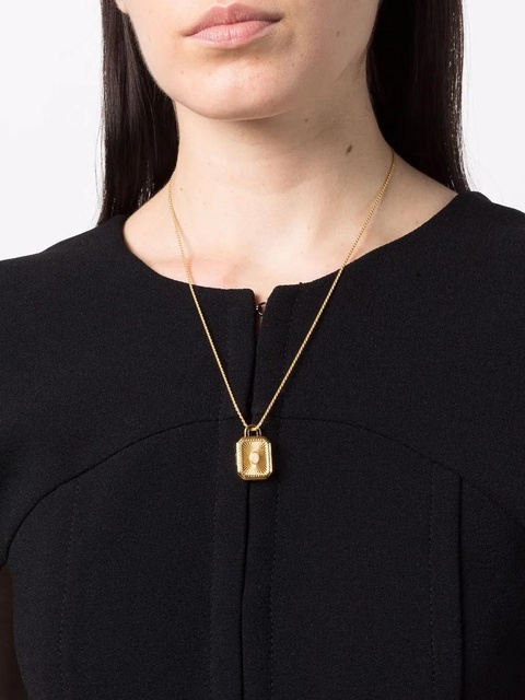Missoma square locket rope necklace - Gold - zdjęcie produktu nr 2