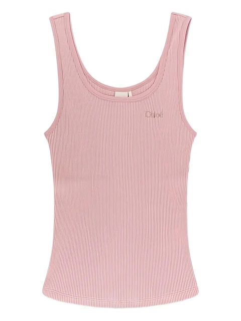 Chloé ribbed tank top - Pink - zdjęcie produktu nr 2
