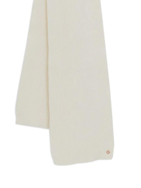 Casablanca ribbed wool scarf - Neutrals - zdjęcie produktu nr 2