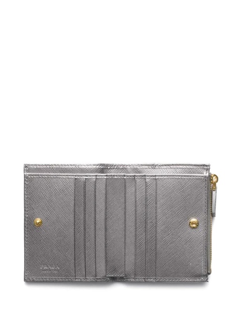 Prada leather wallet - Grey - zdjęcie produktu nr 2