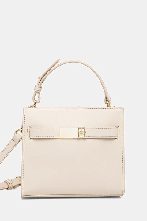 Tommy Hilfiger torebka kolor beżowy AW0AW17405 - zdjęcie produktu nr 1