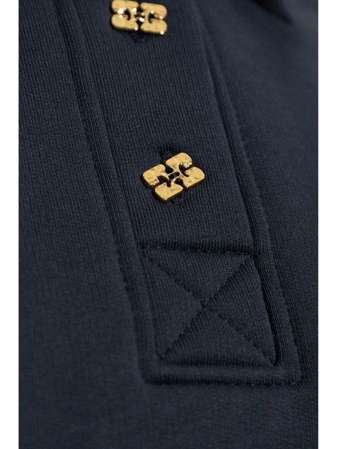 GANNI logo-embroidered sweatshirt - Blue - zdjęcie produktu nr 2