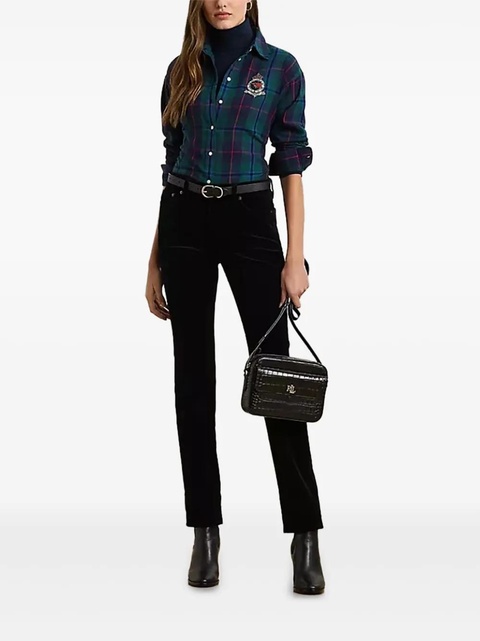 Lauren Ralph Lauren check-print shirt - Blue - zdjęcie produktu nr 1