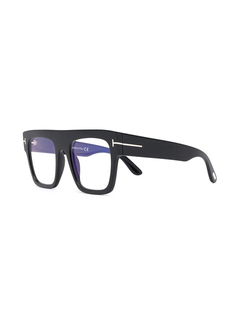 TOM FORD Eyewear square-frame clear-lens glasses - Black - zdjęcie produktu nr 1
