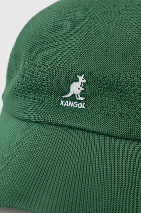 Kangol czapka z daszkiem kolor zielony gładka - zdjęcie produktu nr 2