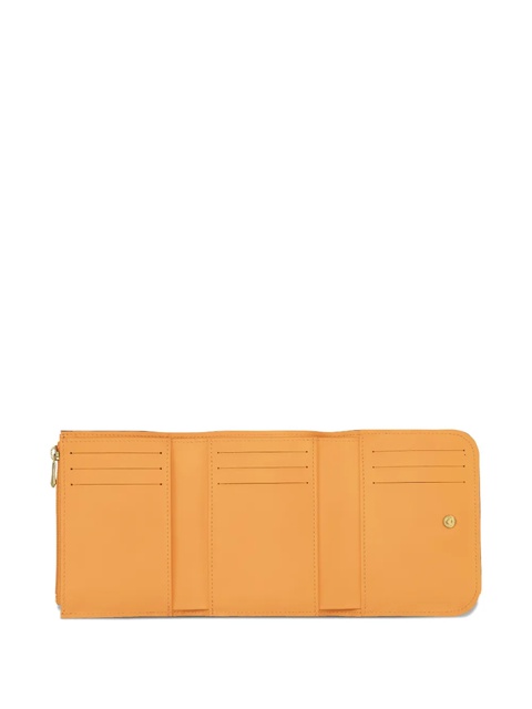 Longchamp logo-plaque tri-fold leather wallet - Orange - zdjęcie produktu nr 2