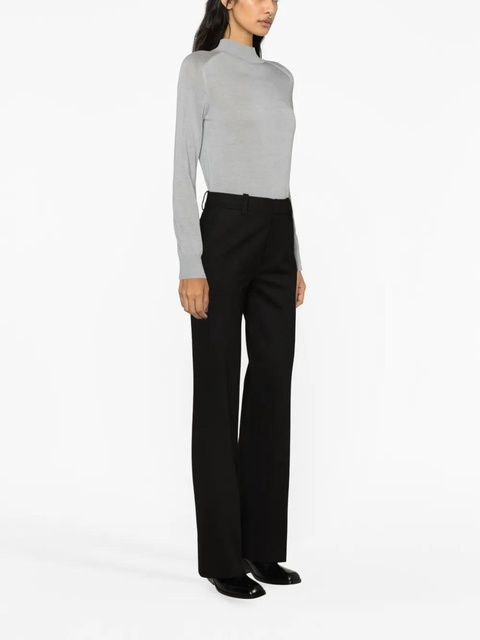 Victoria Beckham high-waist cotton trousers - Black - zdjęcie produktu nr 1