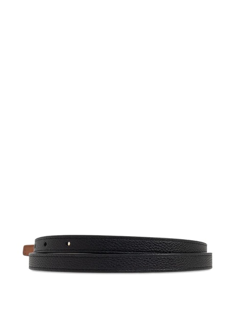 Tory Burch medallion Double T-motif leather belt - Black - zdjęcie produktu nr 2
